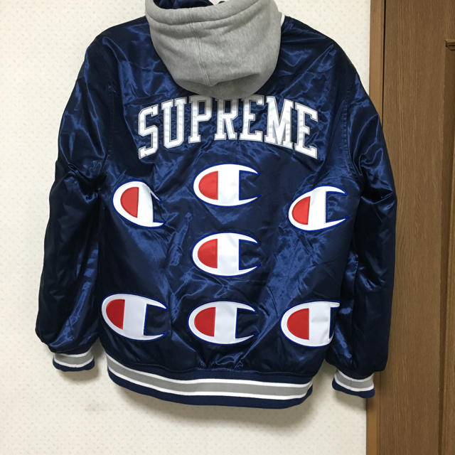 SUPREME × Champion Hooded Jacket