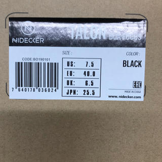 NIDECKER TALON BOA FOCUSナイデッカー25.5cm