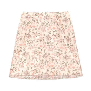 リリーブラウン(Lily Brown)のlily brown 刺繍スカート(ミニスカート)