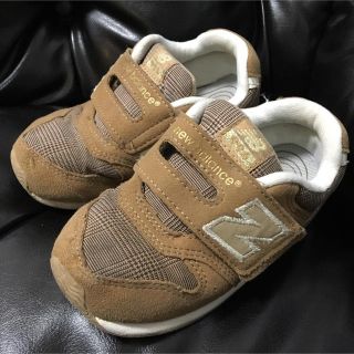 ニューバランス(New Balance)のnew balance チェック柄スニーカー 16センチ(スニーカー)