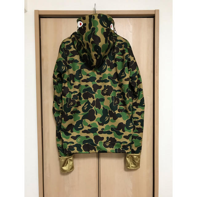 A BATHING APE(アベイシングエイプ)の【S】国内正規品 新品 BAPE / ADIDAS SHARK HOODIE 緑 メンズのトップス(ジャージ)の商品写真