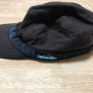 カブー(KAVU)のKAVU ストラップキャップ 黒(キャップ)