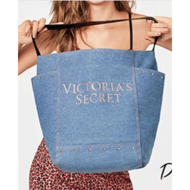 Victoria's Secret(ヴィクトリアズシークレット)の新品❤️Victoria’s Secret デニムトートバック レディースのバッグ(トートバッグ)の商品写真