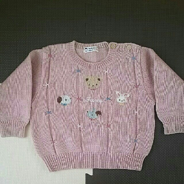 familiar(ファミリア)のファミリア  90㎝  セーター キッズ/ベビー/マタニティのキッズ服女の子用(90cm~)(ニット)の商品写真