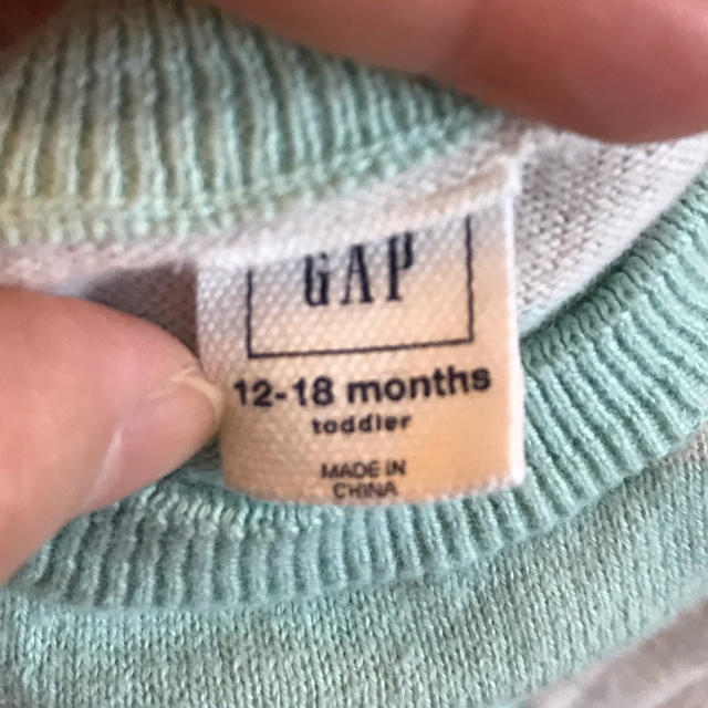 babyGAP(ベビーギャップ)のベビーgap  長袖 キッズ/ベビー/マタニティのベビー服(~85cm)(ニット/セーター)の商品写真