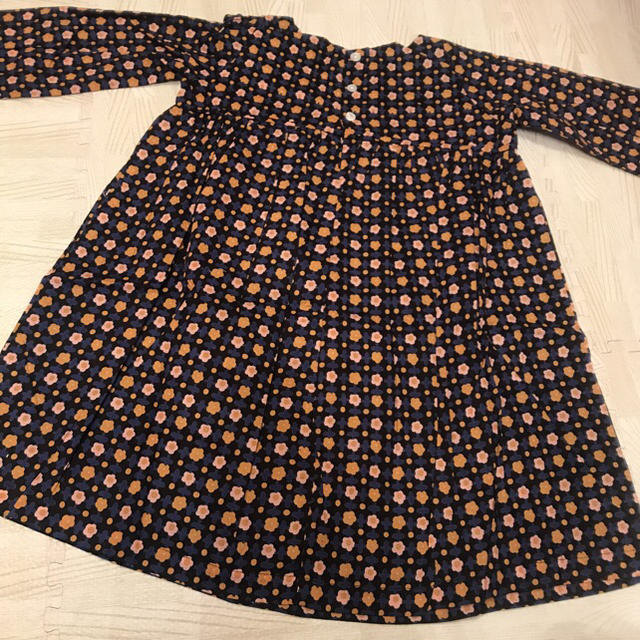 ボントン 18AW フラワープリントワンピース 3ans 新品 | www