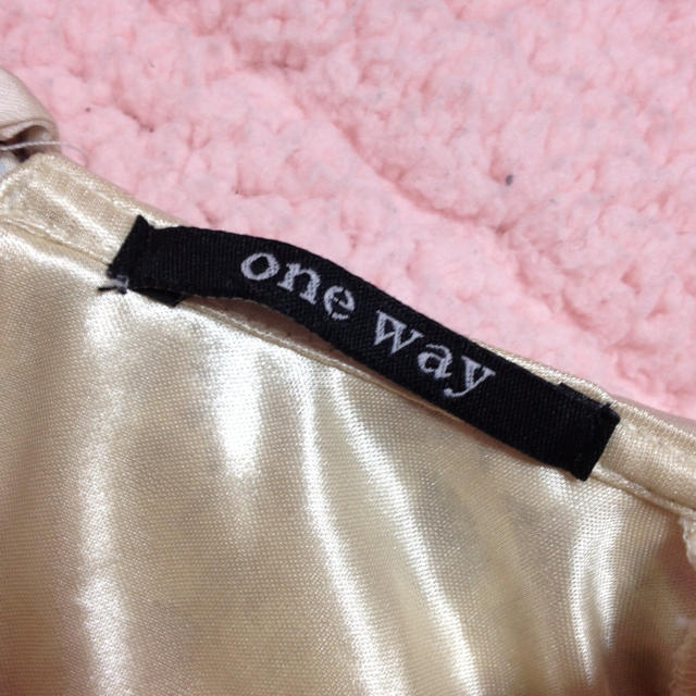 one*way(ワンウェイ)のワンウェイ☆ワンピース レディースのワンピース(ミニワンピース)の商品写真