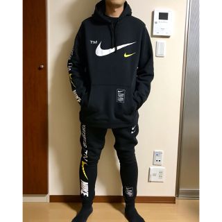 NIKE - NIKE M NSW CLUB OB/MB BLACK セットアップの通販 by