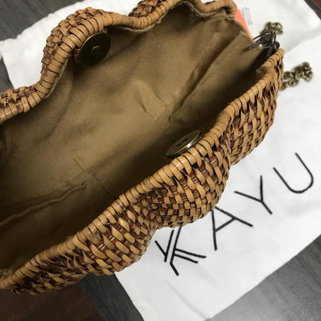 ALEXIA STAM(アリシアスタン)の道端ジェシカ愛用 kayu シェル カゴバッグ レディースのバッグ(かごバッグ/ストローバッグ)の商品写真