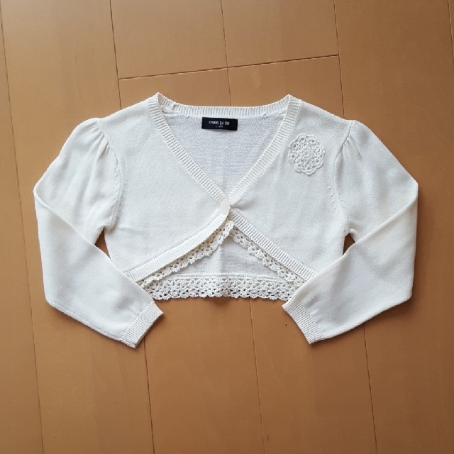 COMME CA ISM(コムサイズム)の【値引き】COMME  CA  ISM  キッズカーディガン キッズ/ベビー/マタニティのキッズ服女の子用(90cm~)(カーディガン)の商品写真