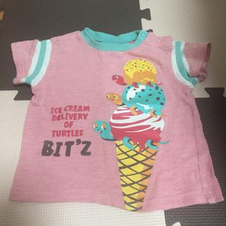 ビッツ(Bit'z)のTシャツ ビッツ 90 半袖 アイスクリーム 亀(Tシャツ/カットソー)