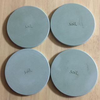 ソイル(SOIL)の《soil》珪藻土 コースター(テーブル用品)