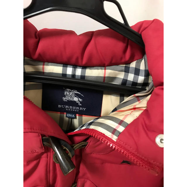 BURBERRY(バーバリー)のバーバリー ダウン コート ジュニア キッズ モンクレール ダッフル キッズ/ベビー/マタニティのキッズ服女の子用(90cm~)(コート)の商品写真