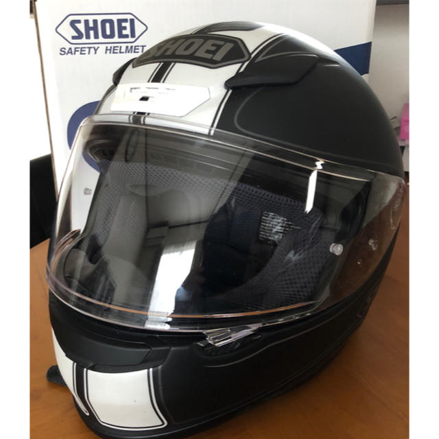 SHOEI Z-7 FLAGGER(white/black) 自動車/バイクのバイク(ヘルメット/シールド)の商品写真