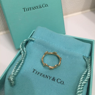 Tiffany & Co. - ティファニー オリーブ リーフ リング K18 ゴールド 9 