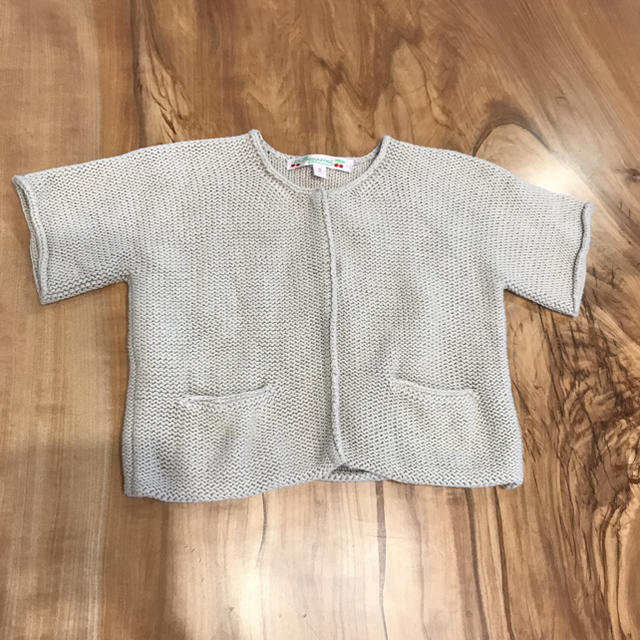 Bonpoint(ボンポワン)のBonpoint 半袖カーディガン  キッズ/ベビー/マタニティのキッズ服女の子用(90cm~)(カーディガン)の商品写真