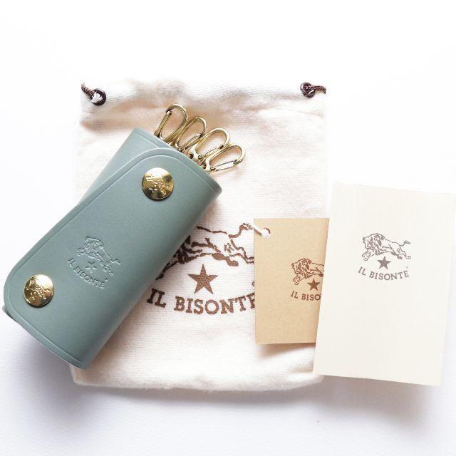IL BISONTE - 新品 イルビゾンテ キーケース グリーン 本革 スマート