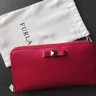 フルラ(Furla)のFURLAﾌﾙﾗ☆ﾌｧｽﾅｰ長財布☆ピンク(財布)