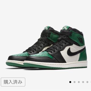 ナイキ(NIKE)の27cm AIR JORDAN 1 HIGH OG PINE GREEN(スニーカー)