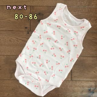 ネクスト(NEXT)のm.様専用◎新品♡next♡さくらんぼロンパース  80-86 他1点(ロンパース)