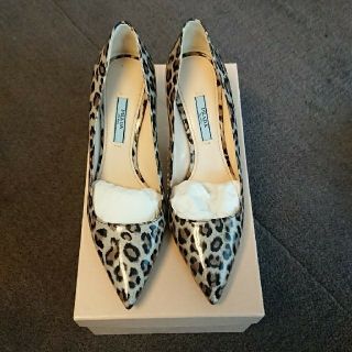 プラダ(PRADA)の【値下げしました】新品 PRADA パンプス ヒョウ柄 レオパード(ハイヒール/パンプス)