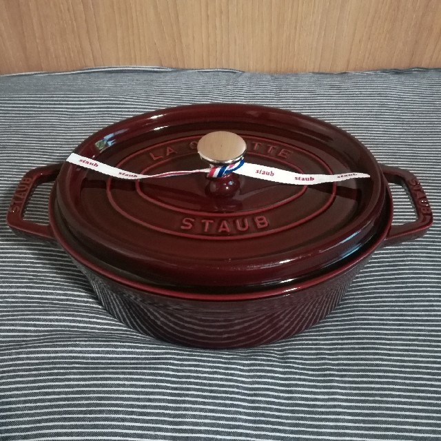 STAUB オーバルココット 27cm☆グレナディンレッド☆USED www