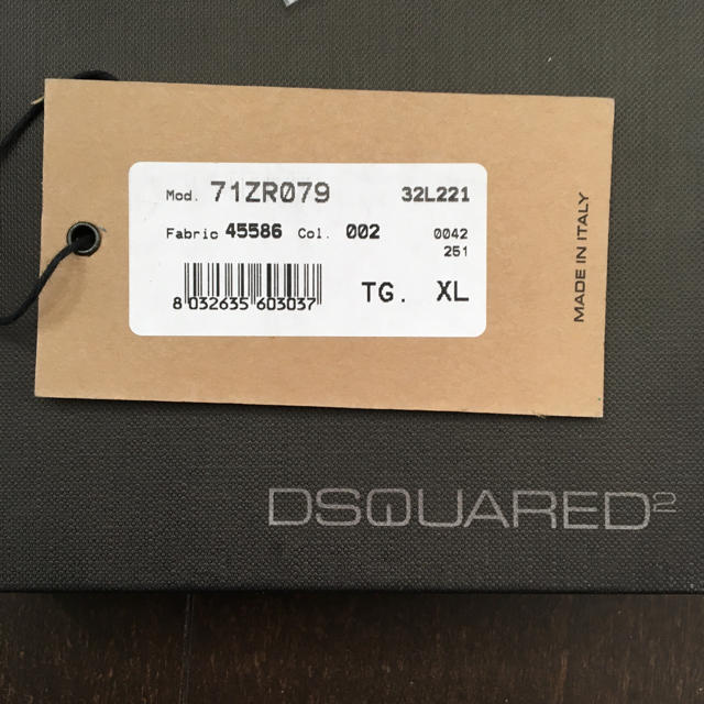 DSQUARED2(ディースクエアード)の新品未使用品 DSQUARED2 メンズのファッション小物(ベルト)の商品写真