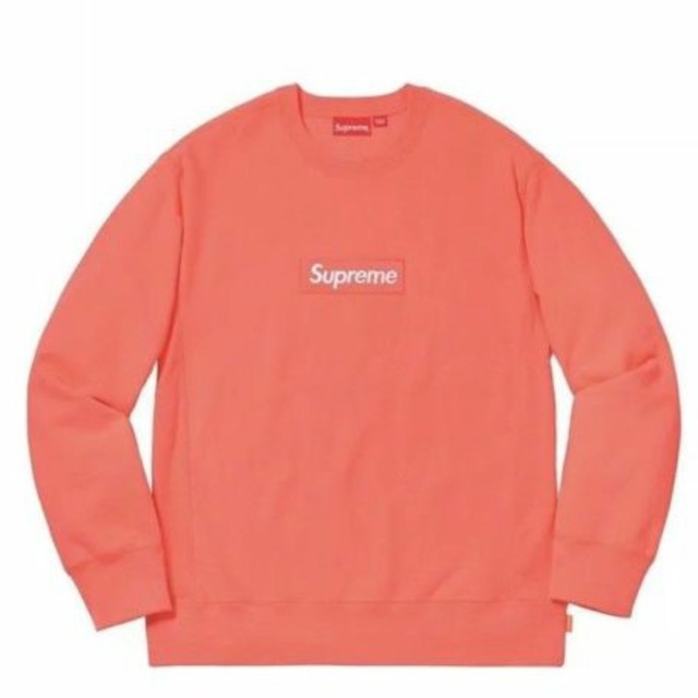 【正規品】Supreme 18AW Box Logo Crewneck　　M