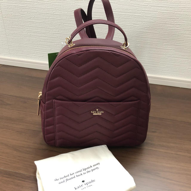 新品 kate spade 本革 リューク