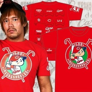 ヒロシマトウヨウカープ(広島東洋カープ)の新日本プロレス　広島東洋カープ　内藤哲也　Tシャツ　新品　ロスインゴベルナブレス(スポーツ選手)