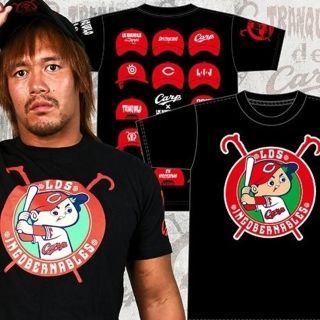 広島東洋カープ - 新日本プロレス 広島東洋カープ 内藤哲也 Tシャツ