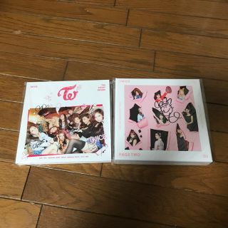 ウェストトゥワイス(Waste(twice))のTWICEサイン入りCD 2枚組(K-POP/アジア)