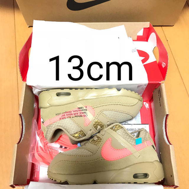 未使用の新品です 【最終 13cm】nike offwhite the ten airmax 90