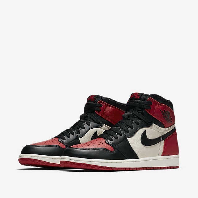 NIKE AIR JORDAN 1 RETRO HIGH OG BRED TOE