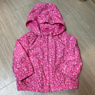 ベビーギャップ(babyGAP)のニャロ様専用　ベビーギャップ パーカー 女の子 ピンク 花 アウター(ジャケット/コート)