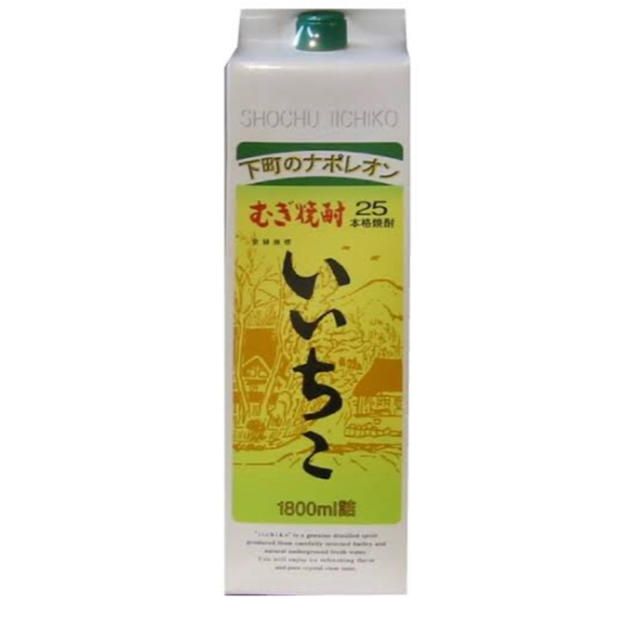 いいちこ 25パーセント 1800ml 6本 食品/飲料/酒の酒(焼酎)の商品写真