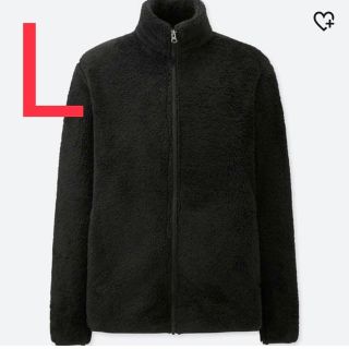 ユニクロ(UNIQLO)の【super様専用】ユニクロ ファーリーフリースフルジップパーカー ブラック L(パーカー)