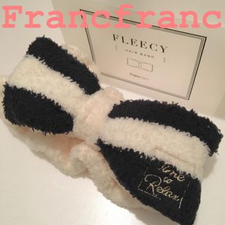 フランフラン(Francfranc)の新品未使用  Francfranc FLEECY HAIR BAND ヘアバンド(ヘアバンド)