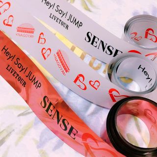 ヘイセイジャンプ(Hey! Say! JUMP)のHey!Say!JUMP SENSE or LOVE 銀テープ(アイドルグッズ)