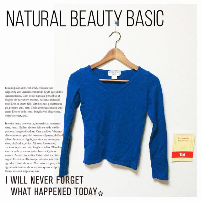 NATURAL BEAUTY BASIC(ナチュラルビューティーベーシック)のnatural beauty basic レディースのトップス(カットソー(長袖/七分))の商品写真