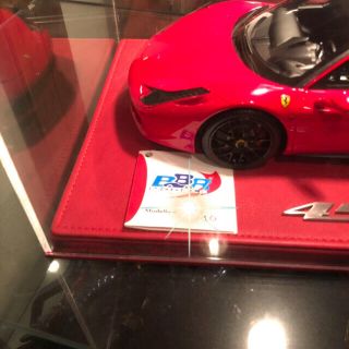 フェラーリ(Ferrari)のエレン様専用　シリアル付 フェラーリ458イタリア  BBR社製  1/18(模型/プラモデル)