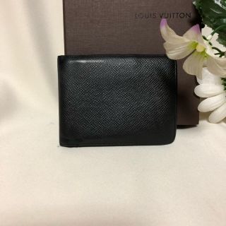 ルイヴィトン(LOUIS VUITTON)の☆正規品★専用ページ☆ヴィトン タイガ 2つ折り財布 黒(折り財布)