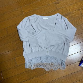 フォクシー(FOXEY)のカシミヤシルクレースレーヨンナイロンアディアム(カーディガン)