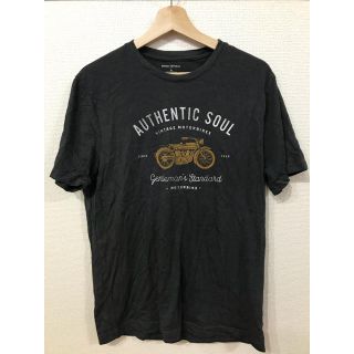 バナナリパブリック(Banana Republic)の【メンズ】バナナリパブリック 自転車 Tシャツ グレー  Mサイズ(Tシャツ/カットソー(半袖/袖なし))