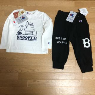 チャンピオン(Champion)の専用☆ チャンピオン パンツ ロンT スヌーピー  新品 90(Tシャツ/カットソー)