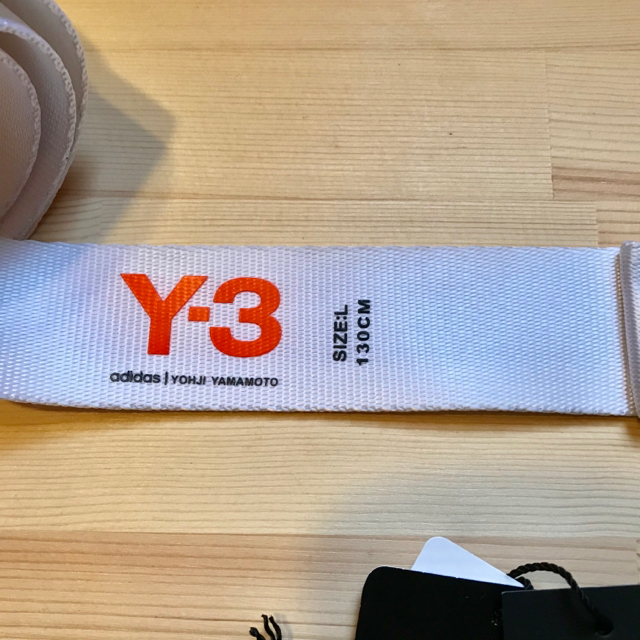 Y-3 ベルト White Lサイズ