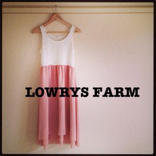 ローリーズファーム(LOWRYS FARM)のノースリーブワンピ♡(ひざ丈ワンピース)