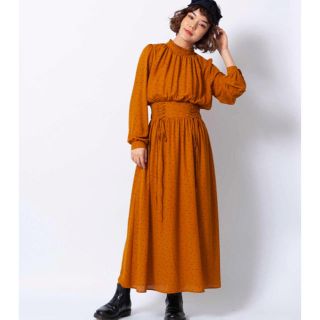 ミルクフェド(MILKFED.)の未使用 MILKFED. LACE UP DRESS(ロングワンピース/マキシワンピース)