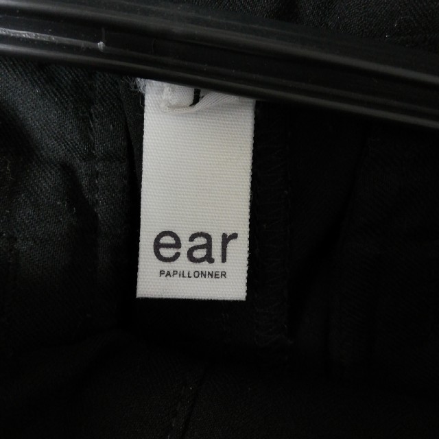 ear PAPILLONNER(イアパピヨネ)のear ブラックワイドパンツ レディースのパンツ(その他)の商品写真