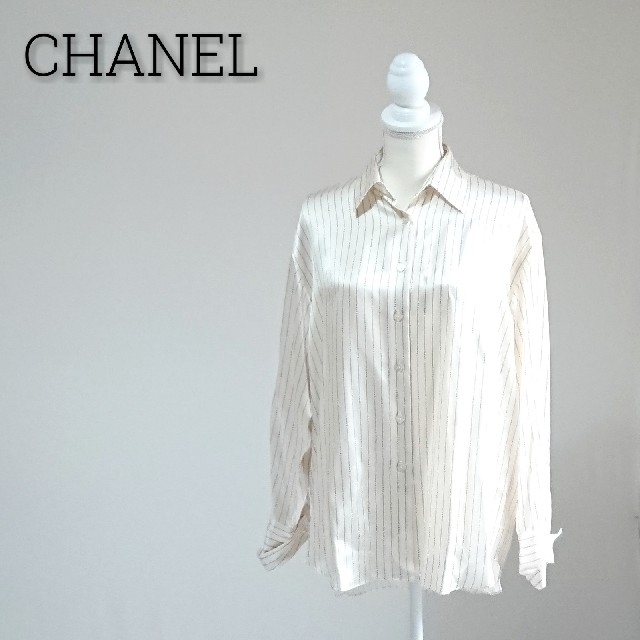 CHANEL シャネル ブラウス シャツ ストライプ